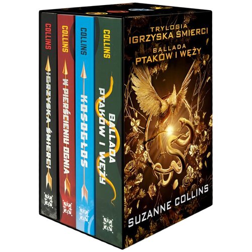 Książka Igrzyska Śmierci Tom 1-4 Suzanne Collins (miękka okładka)