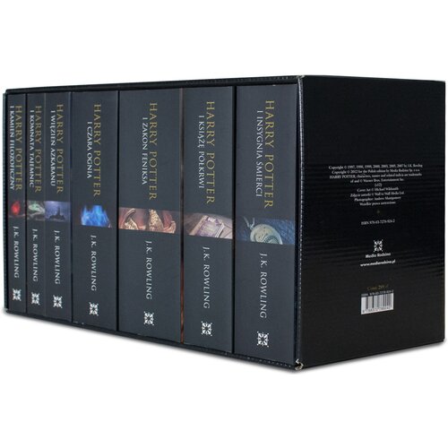 Książka Harry Potter Tom 1-7 J.K. Rowling (miękka okładka)