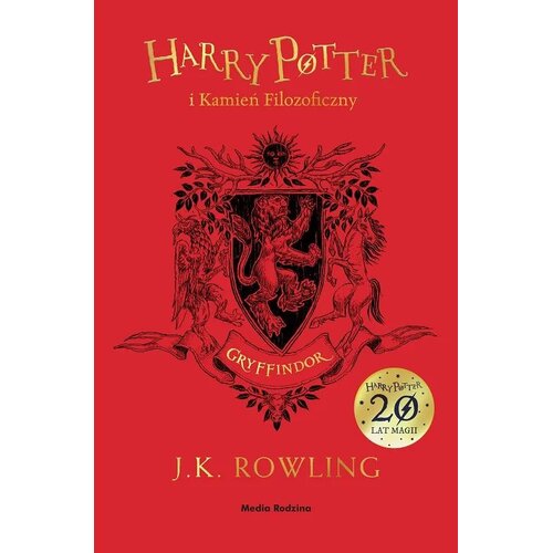 Książka Harry Potter i Kamień Filozoficzny Gryffindor Tom 1 J.K. Rowling (okładka miękka)