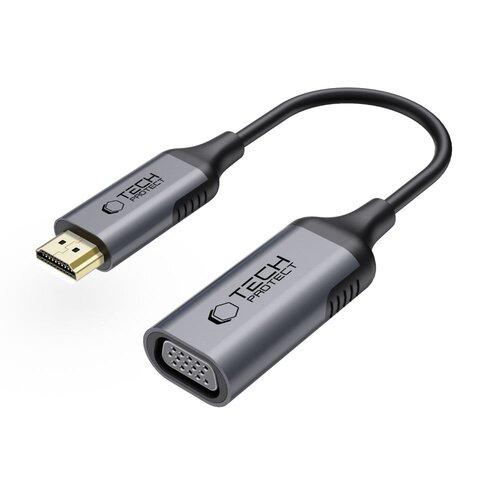 Adapter HDMI – VGA TECH-PROTECT UltraBoost FullHD Czarny