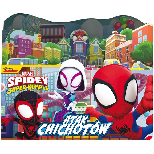 Książka Marvel Spidey i Super-kumple Atak chichotów (twarda okładka)