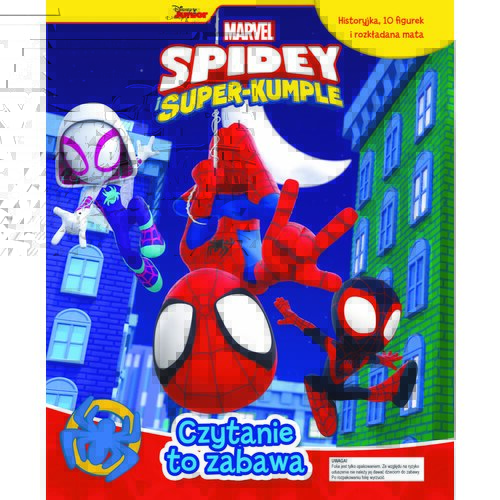 Książka Czytanie to zabawa Marvel Spidey i Super-kumple Aline Lemay (twarda okładka)