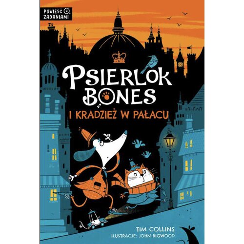 Książka Psierlok Bones i kradzież w pałacu Tim Collins (miękka okładka)