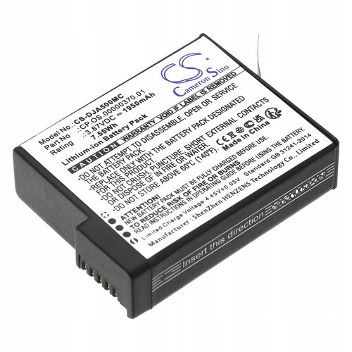 Akumulator CAMERON SINO CS-DJA500MC 1950 mAh do Kamery Dji Osmo Action 5 Pro