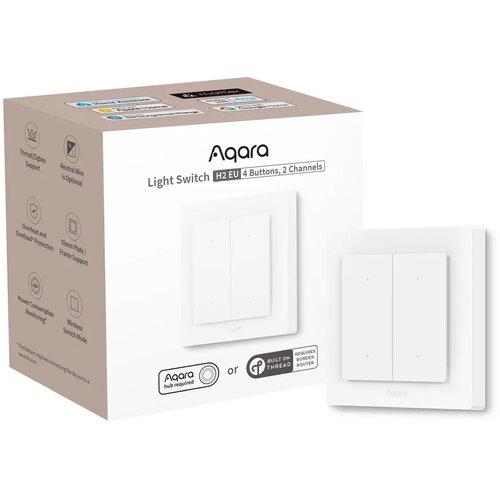 Inteligentny przełącznik AQARA Light Switch H2 EU WS-K08D