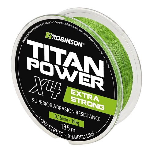 Plecionka ROBINSON Titan Power X4 0.28 mm /135 m Zielony