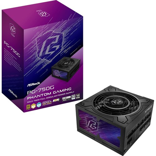 Zasilacz ASROCK Phantom Gaming PG-750G 750W 80 Plus Gold