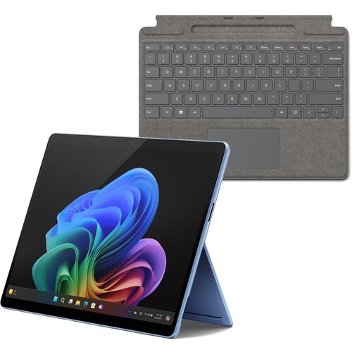 Laptop MICROSOFT Surface Pro Copilot+ PC 13" Snapdragon X Plus 16GB RAM 512GB SSD Windows 11 Home + Klawiatura Szary