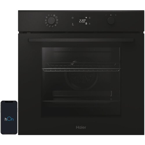 Piekarnik HAIER H6 ID2P5B3ECTB Elektryczny  Czarny A++ Termoobieg, AirFry, zdalne sterowanie