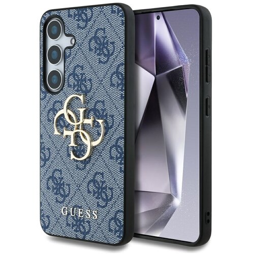 Etui GUESS Big 4G Logo Classic Logo do Samsung Galaxy S25 Niebieski