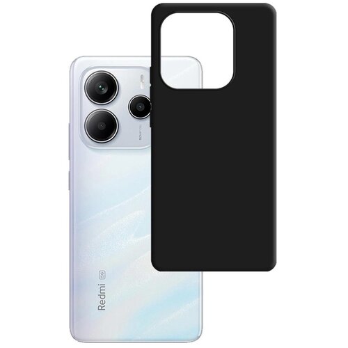 Etui 3MK Silicone Case do Xiaomi Redmi Note 14 5G Czarny