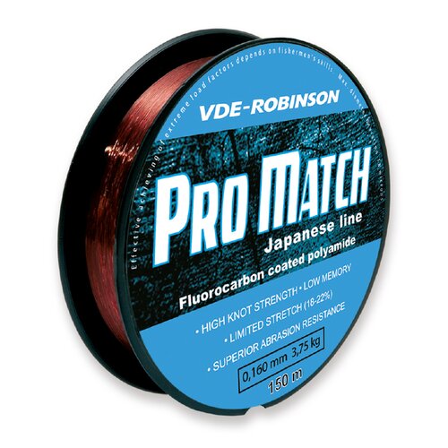 Żyłka VDE-ROBINSON Pro Match 0.16 mm / 150 m Czerwony