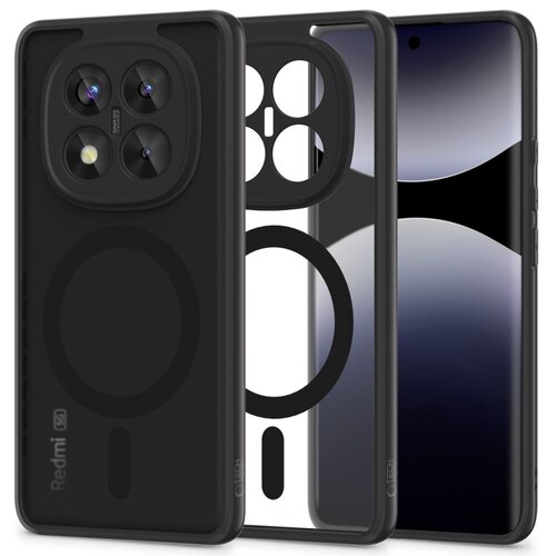 Etui TECH-PROTECT Magmat Magsafe Xiaomi Redmi Note 14 Pro+ 5G Przezroczysto-czarny