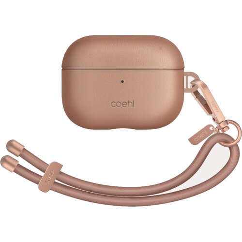 Etui na słuchawki UNIQ Coehl Haven do Apple AirPods Pro 2 Beżowy