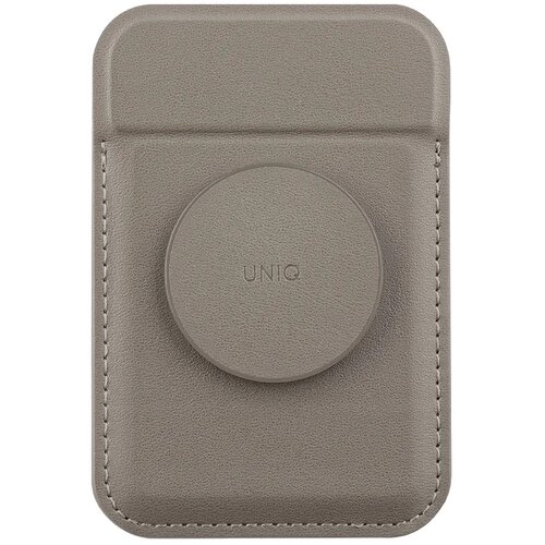 Etui portfel UNIQ Flixa MagSafe Szary