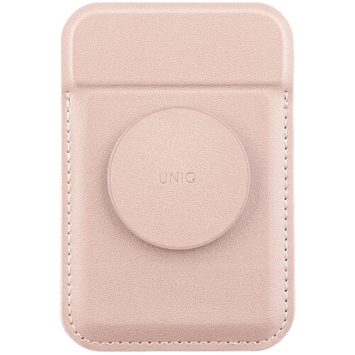 Etui portfel UNIQ Flixa MagSafe Różowy