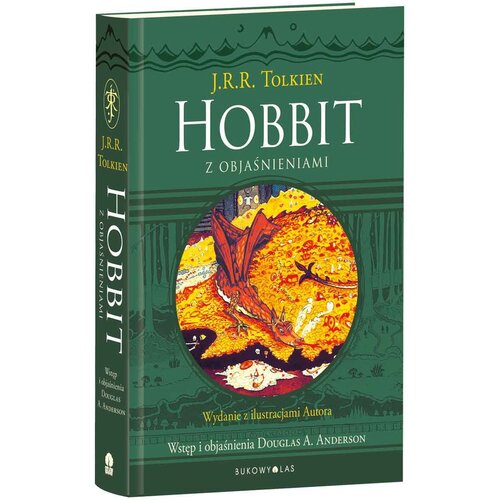 Książka Hobbit z objaśnieniami J.R.R. Tolkien (miękka okładka)