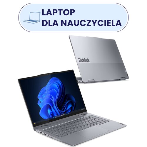 Laptop LENOVO ThinkBook 14 2-in-1 Gen 5 IAU 14" IPS Ultra 7-255U 16GB RAM 512GB SSD Windows 11 Professional, Funkcje AI