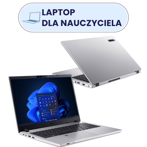Laptop ACER TravelMate P2 14 TMP214-56-TCO 14" IPS Core 5-120U 16GB RAM 512GB SSD Windows 11 Professional