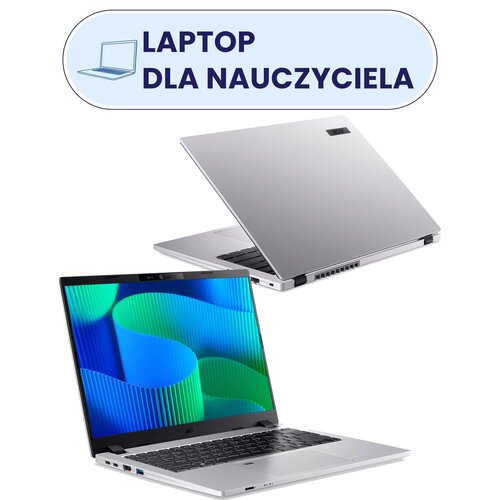 Laptop ACER TravelMate P2 14 TMP214-56-TCO 14" IPS Core 5-120U 16GB RAM 512GB SSD Windows 11 Professional
