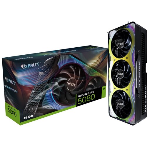 Karta graficzna PALIT GeForce RTX 5080 GameRock 16GB DLSS 4