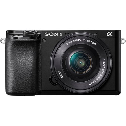 Aparat bezlusterkowy SONY Alpha A6100LB (ILCE6100AKB.CEC) Czarny + Obiektyw 16-50 mm f/3.5 - 5.6, 24.2Mpix, UHD 4K 30p, BIONZ X