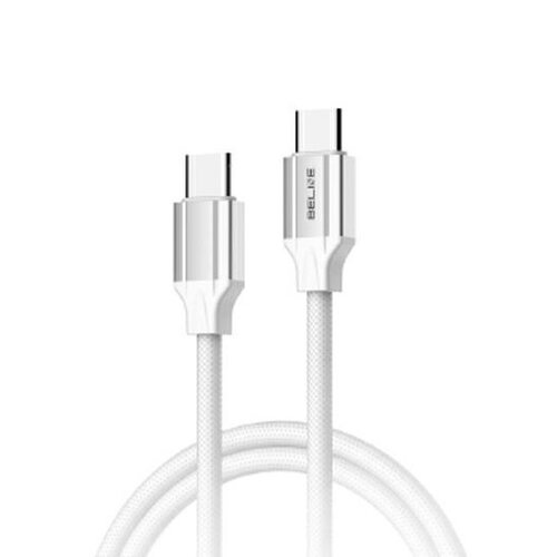 Kabel USB-C - USB-C BELINE BLNCWC03 65W 1 m Biały
