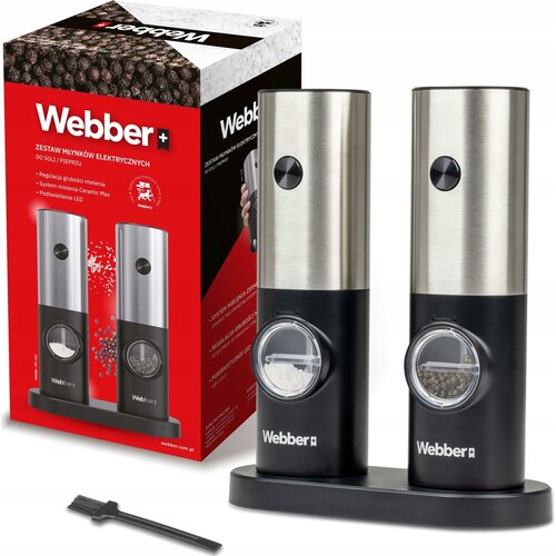 Młynek do przypraw WEBBER MK-20Z Czarny