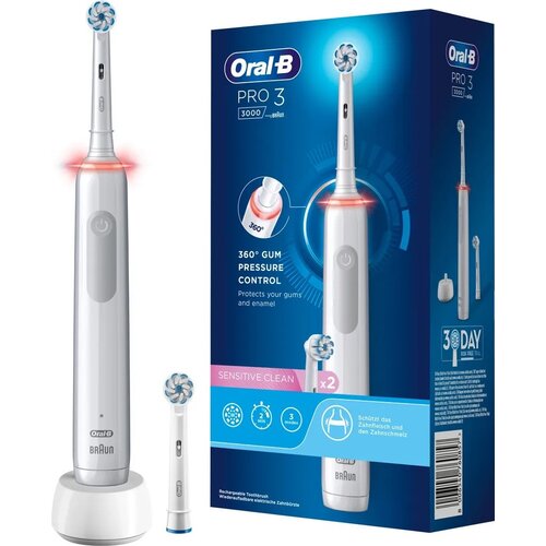 Szczoteczka rotacyjna ORAL-B Pro 3 3000 Biały