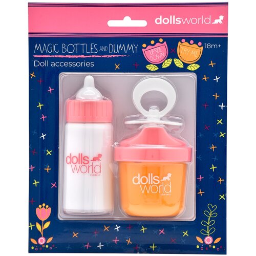 Zestaw do karmienia DOLLS WORLD Magiczne butelki 016-78604
