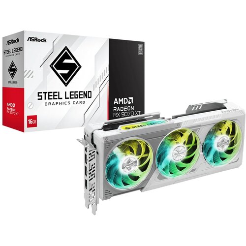 Karta graficzna ASROCK Radeon RX 9070 XT Steel Legend 16GB