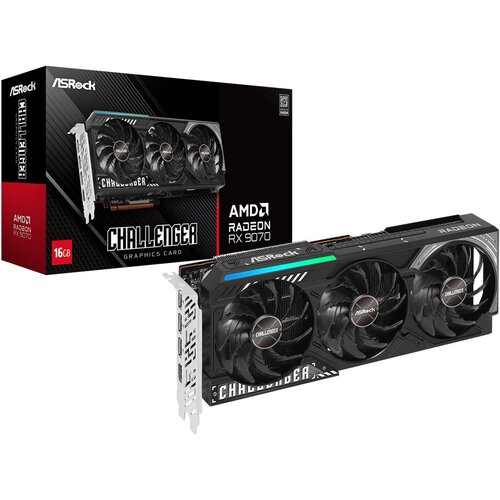Karta graficzna ASROCK Radeon RX 9070 Challenger 16GB