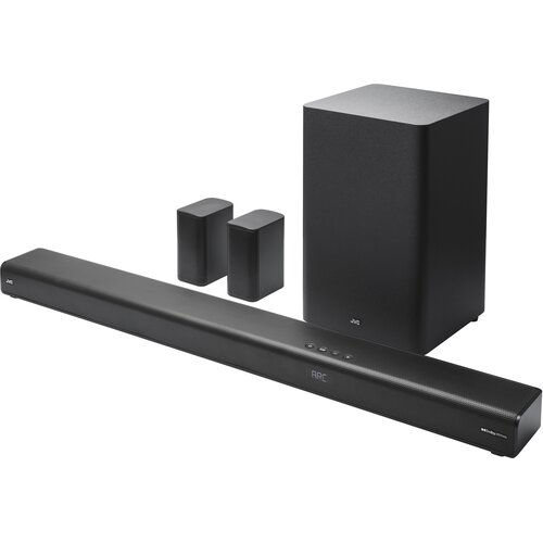 Soundbar JVC TH-E874B Czarny 5.1.2-kanałowy, Bezprzewodowy Subwoofer, HDMI ARC, Bluetooth, Dolby Atmos