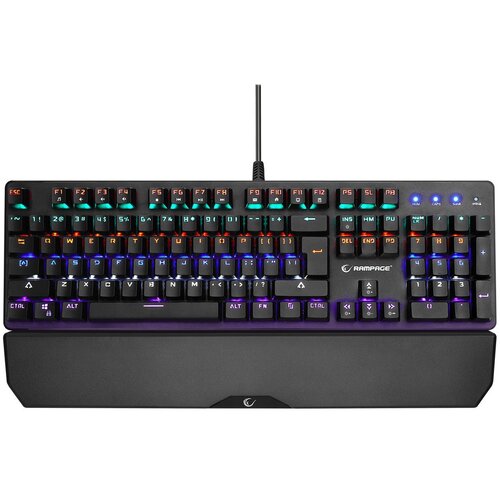 Klawiatura RAMPAGE KB-R86 Umbra Blue Switch Czarny
