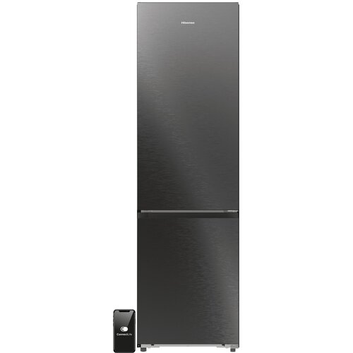 Lodówka HISENSE RB5P410SBFC No Frost 203cm Ciemny Inox