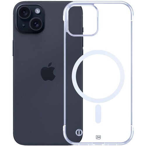 Etui 3MK Just20g MagCase do Apple iPhone 15 Transparentny
