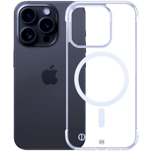 Etui 3MK Just20g MagCase do Apple iPhone 14 Pro Transparentny