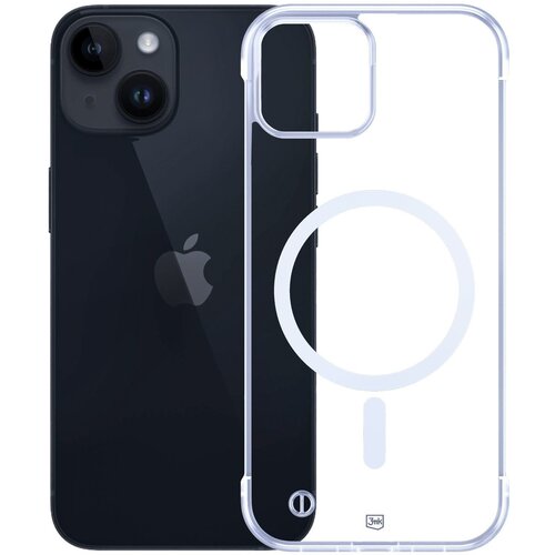 Etui 3MK Just20g MagCase do Apple iPhone 14 Transparentny