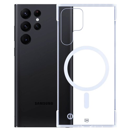 Etui 3MK Just20g MagCase do Samsung Galaxy S22 Ultra 5G Transparentny
