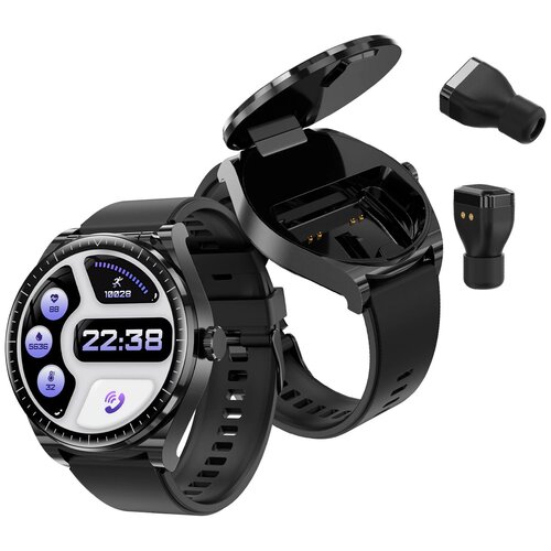 Smartwatch BLITZWOLF BW-HW1 Czarny + Słuchawki TWS