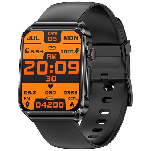 Smartwatch BLITZWOLF BW-HL6 Czarny silikonowy