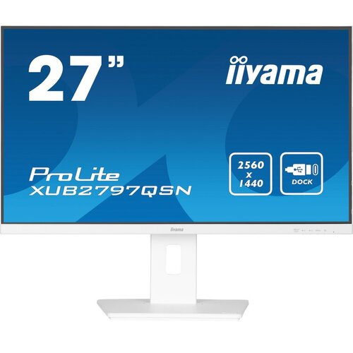 Monitor IIYAMA ProLite XUB2797QSN-W2 27" 2560x1440px IPS 100Hz 1ms