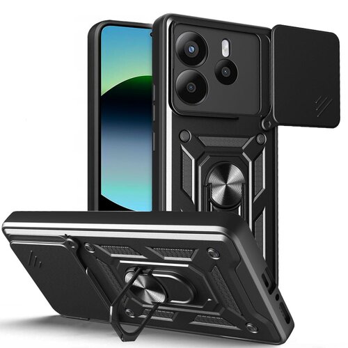 Etui TECH-PROTECT Camshield Pro Xiaomi Redmi Note 14 5G Czarny Mat