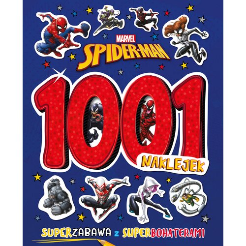 Książka z naklejkami Marvel Spider-Man 1001 naklejek (miękka okładka) (miękka okładka)