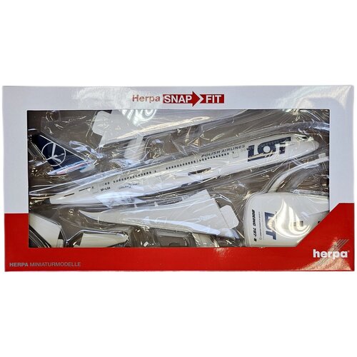 Samolot HERPA Snap-Fit B787-9 PLL LOT Dreamliner 614108