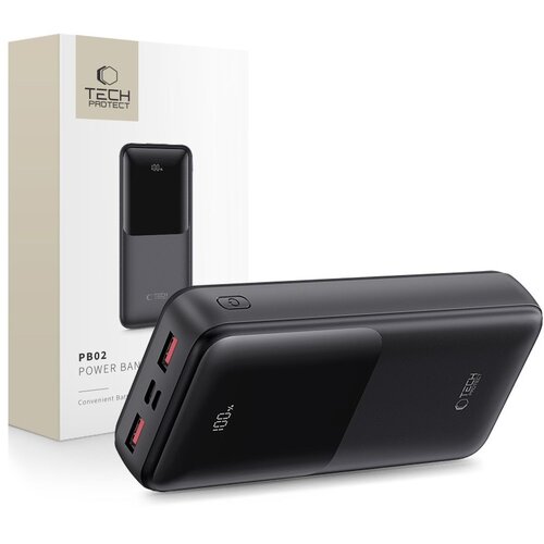 Powerbank TECH-PROTECT PB02 20000 mAh 22.5W Czarny
