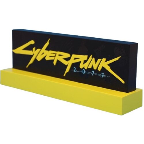 Lampka LED NEAMEDIA ICONS Cyberpunk Logo 22 CM Czarno-żółty
