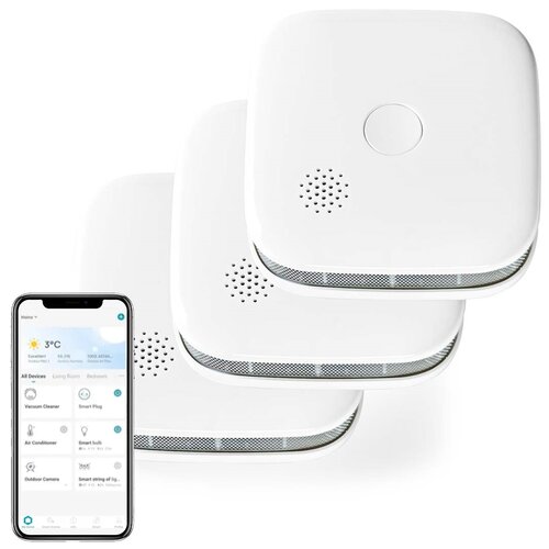 Czujnik dymu NEDIS SmartLife WIFIDS21WT3