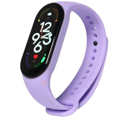 Pasek DEVIA Deluxe Sport do Xiaomi Mi Band 5/Mi Band 6/Mi Band 7 Lawendowy