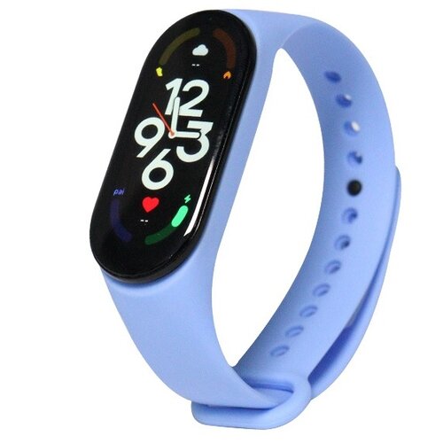 Pasek DEVIA Deluxe Sport do Xiaomi Mi Band 5/Mi Band 6/Mi Band 7 Niebieski